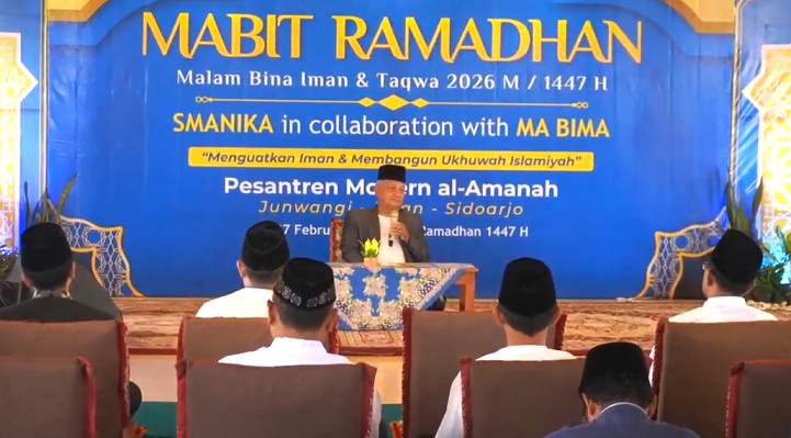 Perkuat Keimanan, Siswa SMA Negeri 1 Krian ‘Mabit’ di Ponpes Modern Al Amanah