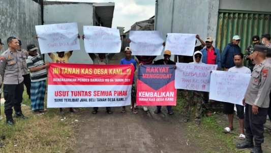Setelah Warga Gelar Aksi Unjukrasa, Camat Buduran Hingga Kejari Sidoarjo Mulai Tindaklanjuti Hilangnya TKD Damarsi
