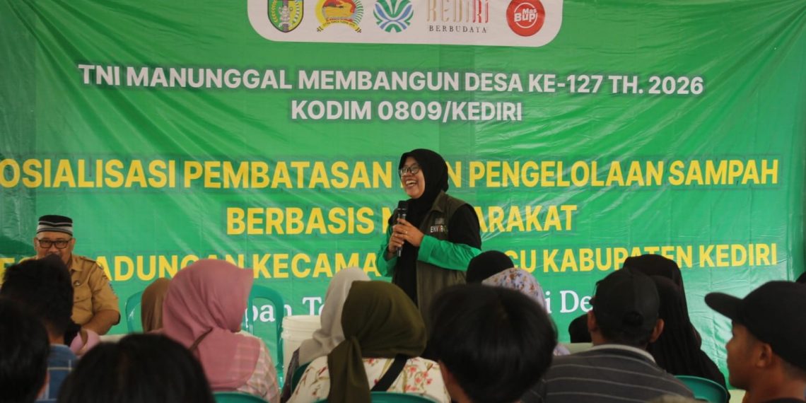 TMMD ke-127 Sentuh Isu Lingkungan, Warga Gadungan Didorong Kurangi Sampah dari Rumah