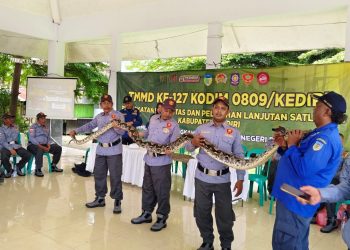 Dukung TMMD ke-127, Satpol PP Kediri Gelar Penyuluhan dan Peningkatan Kapasitas Satlinmas