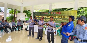 Dukung TMMD ke-127, Satpol PP Kediri Gelar Penyuluhan dan Peningkatan Kapasitas Satlinmas