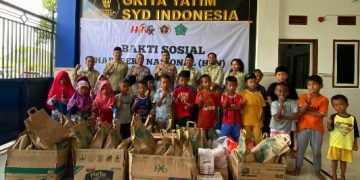PWI Sidoarjo Berbagi ke Anak-anak Yatim Griya Yatim SYD Indonesia