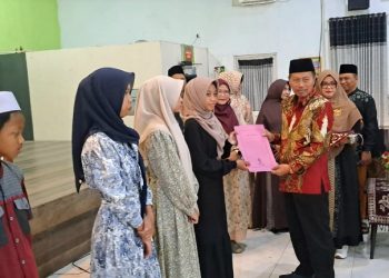 Nuzulul Qur’an, Jadi Momen MKKS SMP Negeri Sidoarjo Berbagi Sesama Anak Yatim