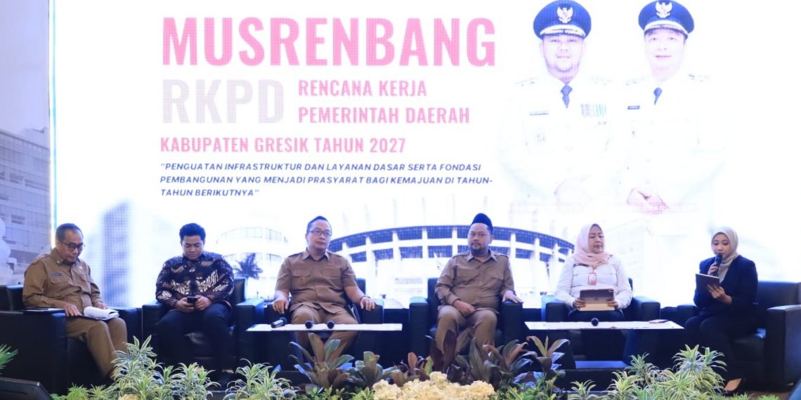 Musrenbang RKPD 2027, Bupati Gresik Waspadai Dampak Tekanan Global terhadap Pembangunan Daerah