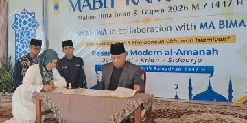 Tingkatkan Iman dan Taqwa, Siswa SMA Negeri 1 Wonoayu Mondok di Ponpes Al Amanah