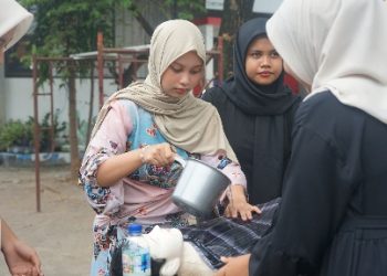 Siswa SMK Senopati Sidoarjo Diajari Praktik Tata Cara Pemulasaran Jenazah
