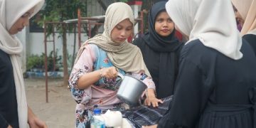 Siswa SMK Senopati Sidoarjo Diajari Praktik Tata Cara Pemulasaran Jenazah