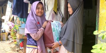 Perguruan Islam Raudlatul Jannah Lakukan Bakti Sosial Salurkan 700 Paket Sembako  