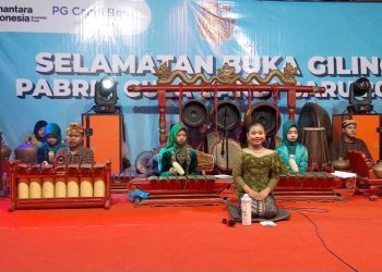 Tim Karawitan SMP Negeri 2 Candi Tampilkan 7 Gending di ‘Buka Giling Candi Baru 2026’
