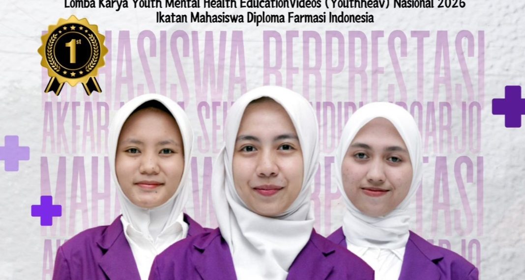 Inovatif! Mahasiswi Akfar Mitra Sehat Mandiri Sidoarjo Raih Juara 1 Nasional Video Edukasi Mental Health