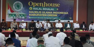 Dihadiri Bupati Yani dan Wabup Alif, ‘Open House’ dan Halal Bihalal MUI Gresik Teguhkan Kolaborasi Ulama-Umara