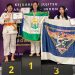 Lince Jirneis Zalukhu mahasiswi Unusa juara pertama Jujitsu kategori Komite Amatir Senior Putri U17 Kelas D.