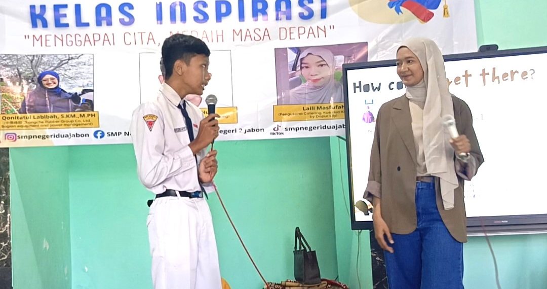SMP Negeri 2 Jabon Hadirkan Alumni Dalam Program Kelas Inspirasi