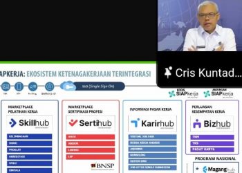 Sekjen Kemenaker Dorong Mahasiswa STIAMAK Tingkatkan Skill