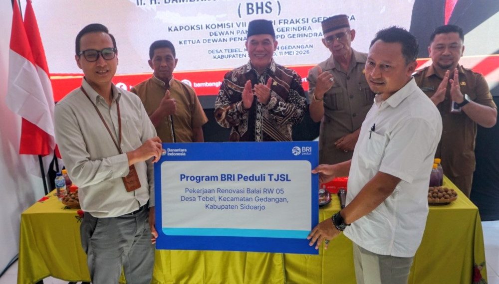 Dapat CSR BRI, BHS Berharap Balai RW 5 Desa Tebel Bisa Bermanfaat Untuk Masyarakat