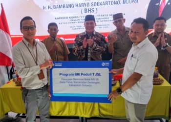 Dapat CSR BRI, BHS Berharap Balai RW 5 Desa Tebel Bisa Bermanfaat Untuk Masyarakat