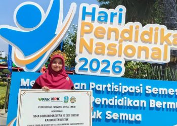 SMA Muhammadiyah 10 GKB Gresik Raih Predikat Sekolah Berintegritas di Jatim