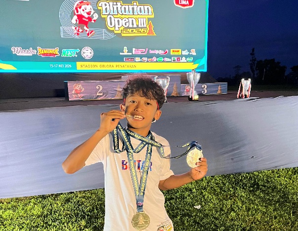 Fathir Siswa MI Ma’arif Pagerwojo Borong Tiga Medali Perak Blitarian Open III 2026