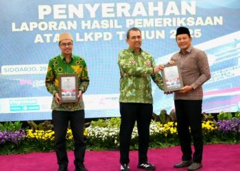 Sajikan Keuangan Yang Transparan, Pemkab Sidoarjo Raih Opini WTP 13 Kali Berturut-turut
