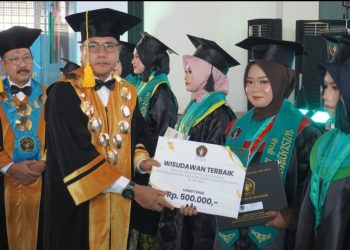 Wisuda Perdana di Gedung Sendiri, Uniska Kediri Kukuhkan 461 Lulusan dan Teken Kerja Sama dengan PCNU