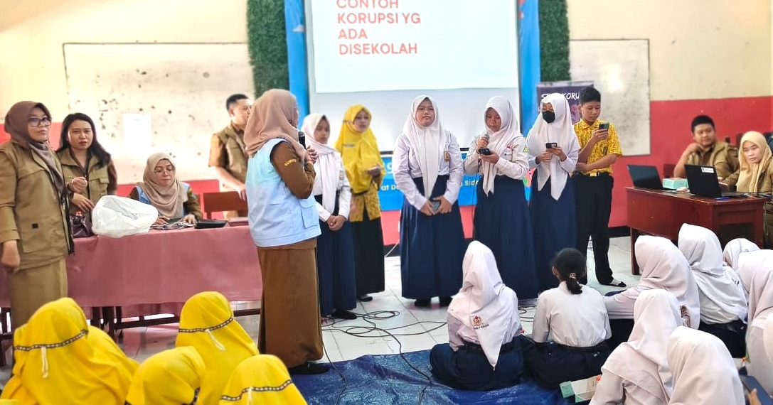 Ratusan Siswa SMP Mengaku Senang Dapat Ilmu tentang Pendidikan Antikorupsi