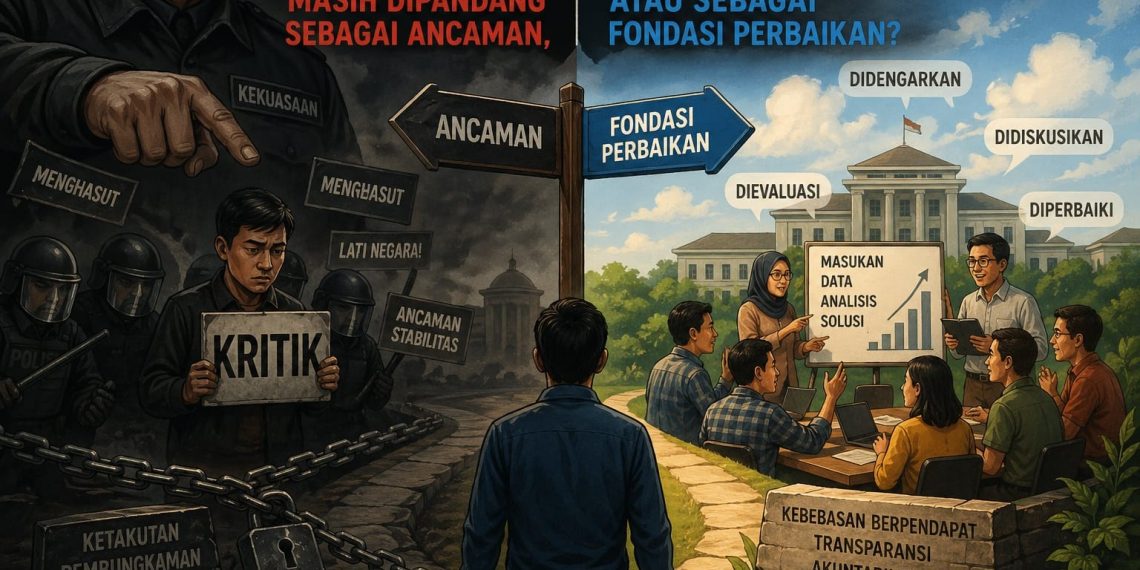 Ketika Kritik Dianggap Ancaman: Demokrasi di Persimpangan Kekuasaan dan Aparat