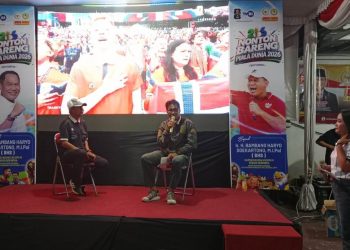 BHS DPR RI Bersama TVRI Ajak Warga Sidoarjo Nobar Piala Dunia 2026