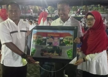 Tangis Haru Warnai Tasyakuran Pisah Danki Brimob Medaeng Waru Sidoarjo AKP Setiawan, Tekankan Anggota Harus Berjiwa Pejuang