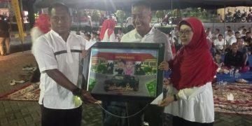 Tangis Haru Warnai Tasyakuran Pisah Danki Brimob Medaeng Waru Sidoarjo AKP Setiawan, Tekankan Anggota Harus Berjiwa Pejuang