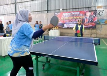 Wakil Bupati Gelar Turnamen Tenis Meja Hj. Mimik Idayana Cup 2026