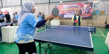 Wakil Bupati Gelar Turnamen Tenis Meja Hj. Mimik Idayana Cup 2026