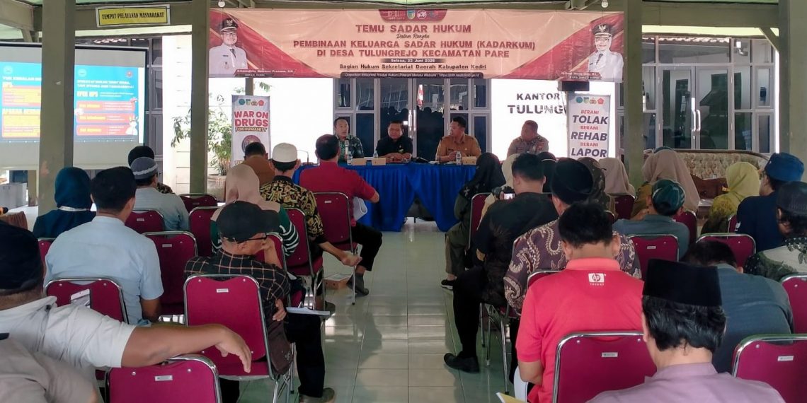 Dari Narkoba hingga Sengketa Waris, Pemkab Kediri Perkuat Kesadaran Hukum Masyarakat Desa
