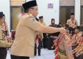 Lantik Pramuka Garuda, Wabup Alif Dorong Lahirnya Calon Pemimpin Masa Depan