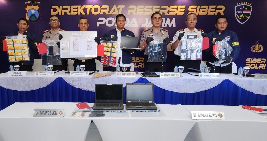 Ditressiber Polda Jatim Bongkar Kasus Penipuan Love Scamming Jaringan Internasional