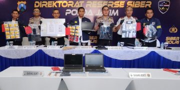 Ditressiber Polda Jatim Bongkar Kasus Penipuan Love Scamming Jaringan Internasional