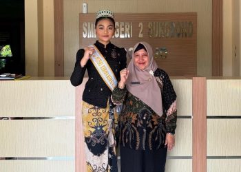 Keluarga Besar SMP Negeri 2 Sukodono Dukung Penuh Ade Lien Masuk Finalis Puteri Remaja Kebaya Indonesia 2026