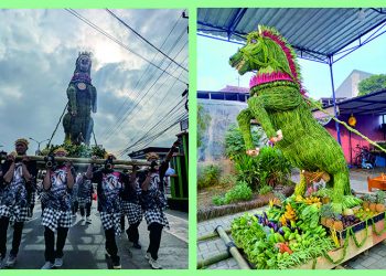 Jaran Kacang Meriahkan Kirab Sedekah Bumi Desa Bedali