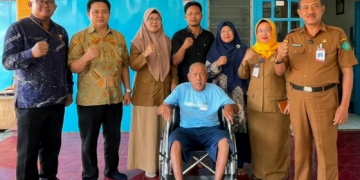 Dukung Visi Misi Bupati-Wakil Bupati Sidoarjo Camat Krian Salurkan Program Tali Asih