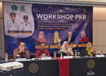 Guru SMP Negeri 6 Sidoarjo Tingkatkan Kompetensi Numerasi Berbasis AI dan Pendidikan Inklusi