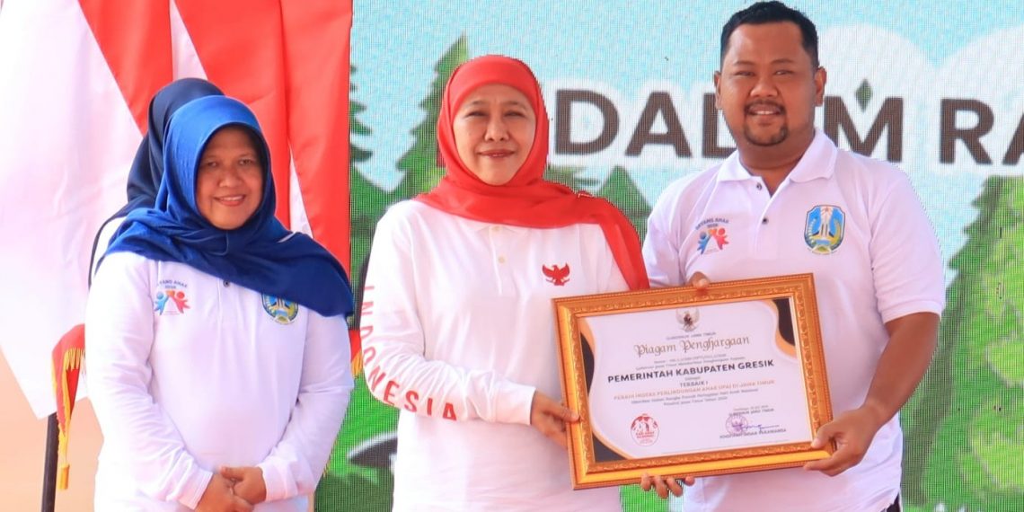 Pemkab Gresik Juara I Indeks Perlindungan Anak Se-Jatim, Tembus 3 Besar Nasional