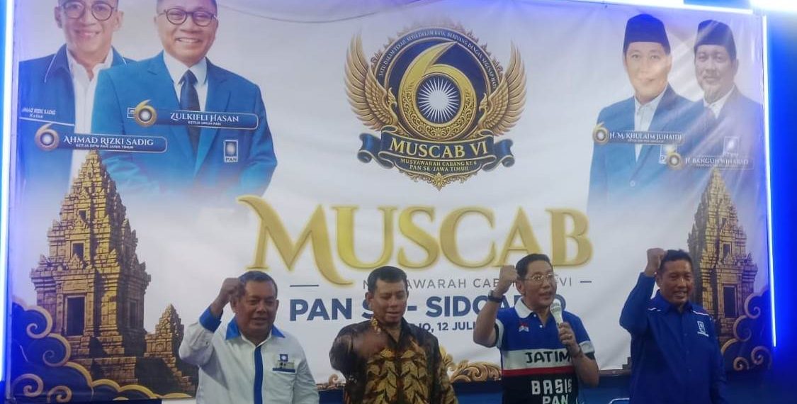 Muscab VI PAN Se-Jatim, PAN Sidoarjo Pastikan Pengurus Baru Usulan dari Bawah