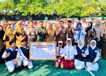 MPLS SMP Negeri 1 Gedangan Juga Diisi Deklarasi Anti Bulliying