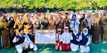 MPLS SMP Negeri 1 Gedangan Juga Diisi Deklarasi Anti Bulliying