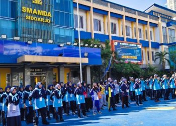 Gandeng TNI, Smamda Sidoarjo Tanamkan Wawasan Kebangsaan Pada Siswanya