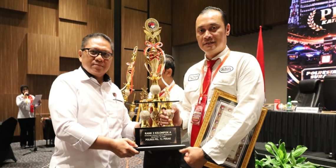 Satresnarkoba Polres Pelabuhan Tanjung Perak Surabaya Raih Juara II Pengungkapan Kasus Narkoba