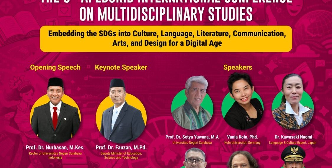 Konferensi Internasional AICoMS ke-3 Digelar di Surabaya, Integrasikan SDGs ke Enam Disiplin di Era Digital