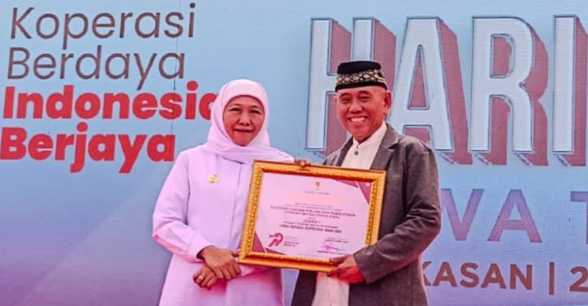 Kopsyah Mitra Usaha Ideal Dinobatkan sebagai Koperasi Pembiayaan Terbaik Jatim