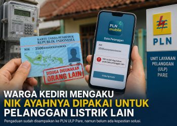 NIK Ayah Dipakai Dua Pelanggan Listrik, Warga Kediri Pertanyakan Sistem Validasi Data PLN