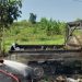 Mobil Pikap Terbakar di Kedamean, Sopir Selamat, Muatan Ludes