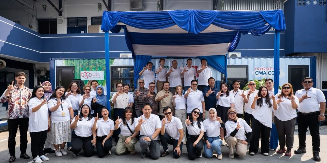 CMA CGM Resmikan Sekolah Renovasi Ketiga untuk 700 Siswa di Jakarta